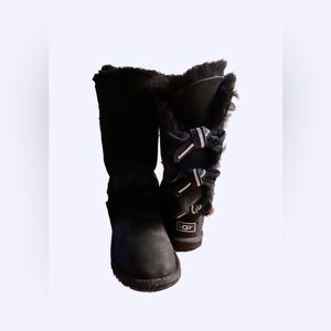 *RARE* Ugg Australia Amelie Swarovski Triple Bow